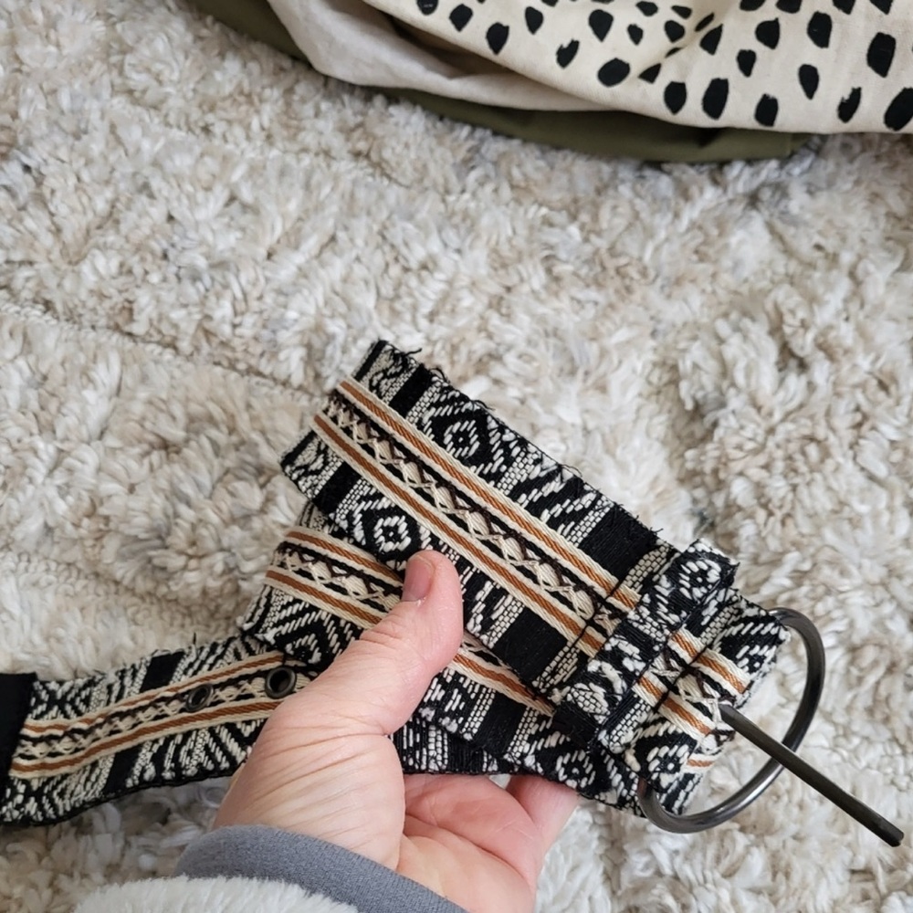 Wide BoHo belt s/m